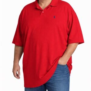 U.S Polo Assn. red polo size 4xlt